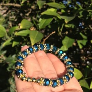 Blue sea bracelet